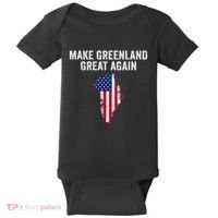 Make Greenland Great Again Trump Meme Gift Baby Bodysuit thumb 0