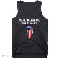 Make Greenland Great Again Trump Meme Gift Tank Top thumb 0