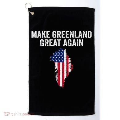 Make Greenland Great Again Trump Meme Gift Golf Towel