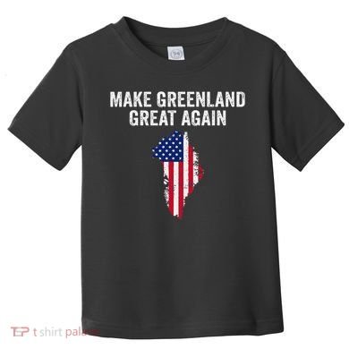 Make Greenland Great Again Trump Meme Gift Toddler T-Shirt
