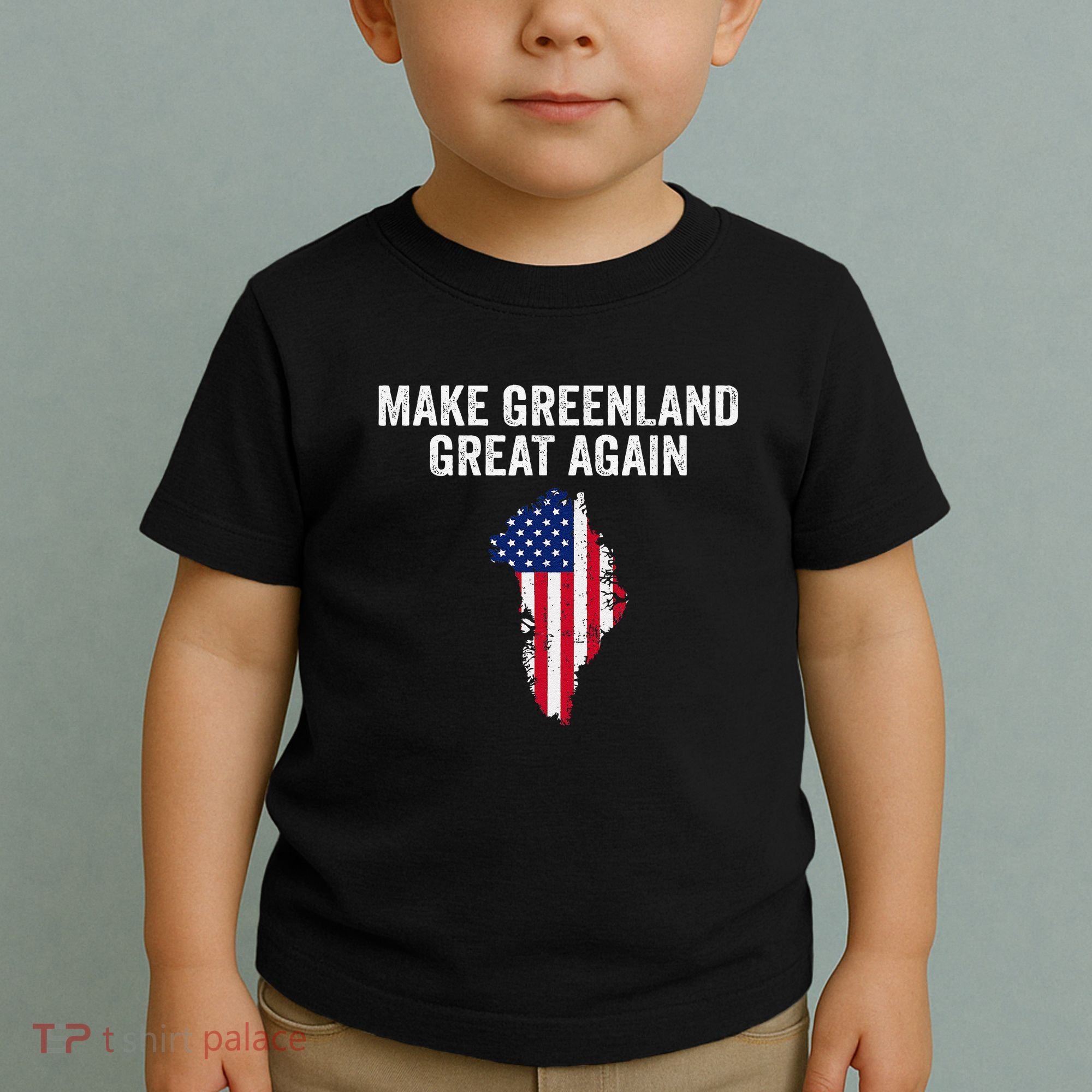 Make Greenland Great Again Trump Meme Gift Toddler T-Shirt