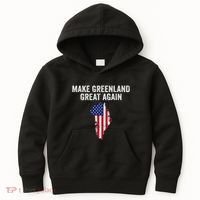 Make Greenland Great Again Trump Meme Gift Kids Hoodie thumb 0