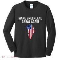 Make Greenland Great Again Trump Meme Gift Kids Long Sleeve Shirt thumb 0