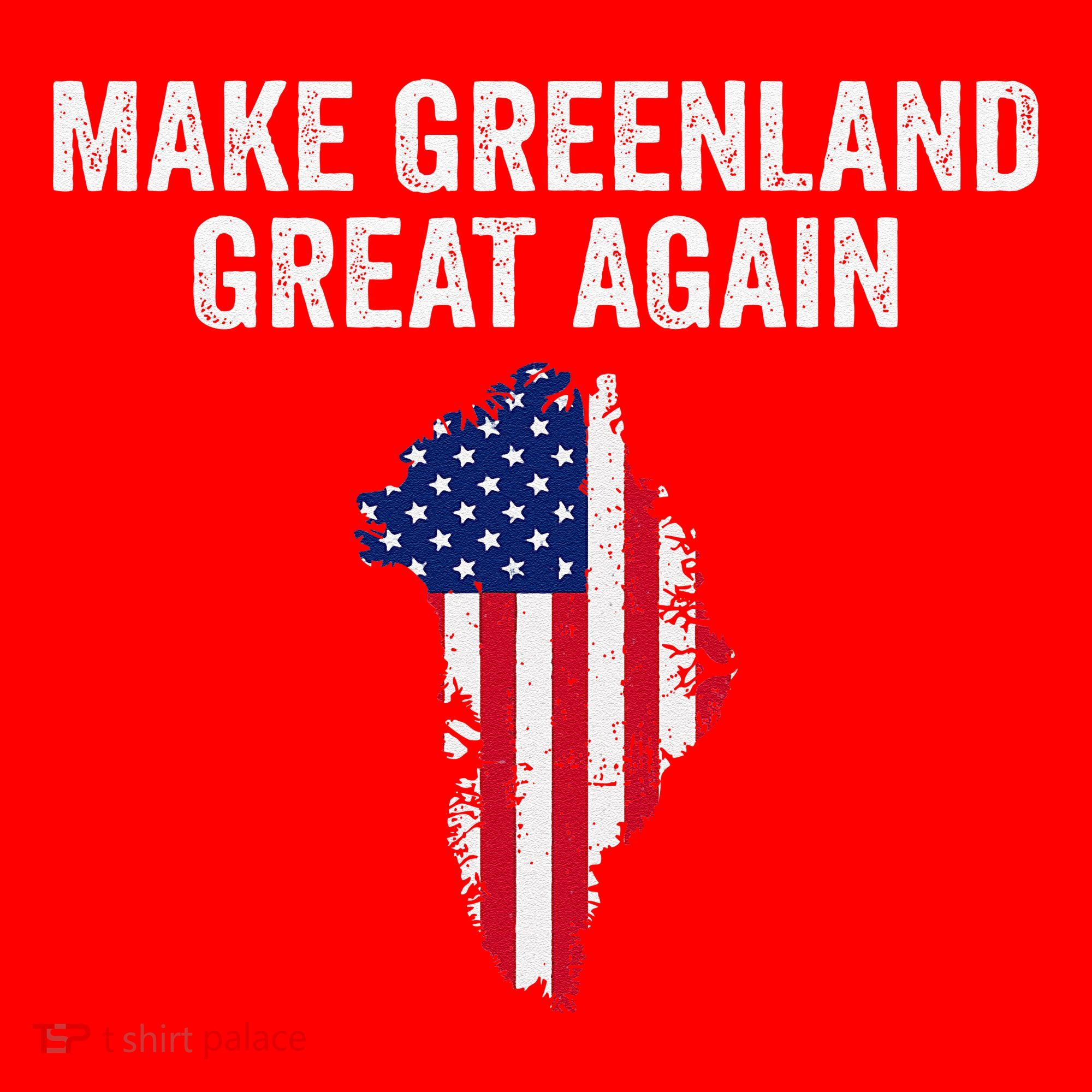 Make Greenland Great Again Trump Meme Gift Santa Hat