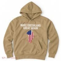 Make Greenland Great Again Trump Meme Gift Hoodie thumb 0