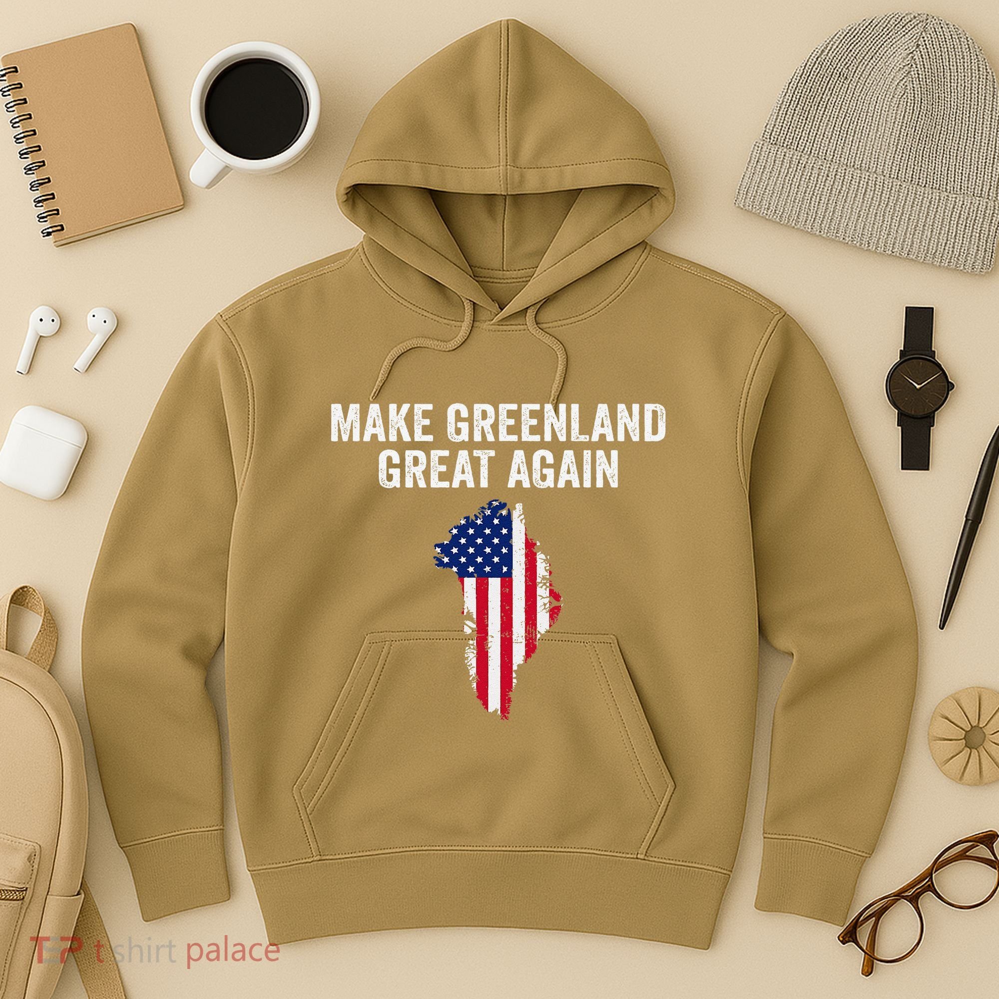 Make Greenland Great Again Trump Meme Gift Hoodie