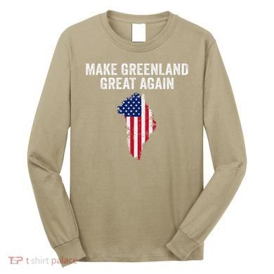 Make Greenland Great Again Trump Meme Gift Long Sleeve Shirt