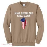 Make Greenland Great Again Trump Meme Gift Sweatshirt thumb 0