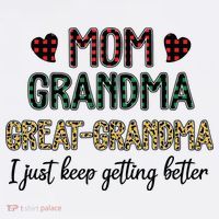 Mom Grandma Great Grandma I Just Keep Getting Better Leopard Women's Tank Top thumb 5