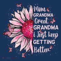 Mom Grandma Great Grandma I Just Keep Getting Better Mother Women's Hoodie thumb 2