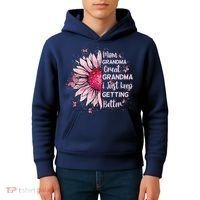 Mom Grandma Great Grandma I Just Keep Getting Better Mother Kids Hoodie thumb 4
