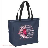 Mom Grandma Great Grandma I Just Keep Getting Better Mother Tote Bag thumb 2
