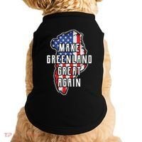 Make Greenland Great Again 51st State Usa Flag Retro Meaningful Gift Doggie Tank thumb 0