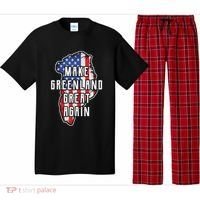 Make Greenland Great Again 51st State Usa Flag Retro Meaningful Gift Pajama Set thumb 0