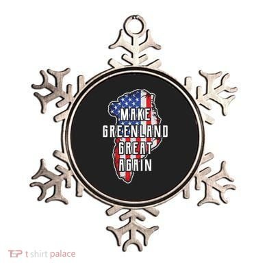 Make Greenland Great Again 51st State Usa Flag Retro Meaningful Gift Ornament