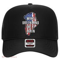 Make Greenland Great Again 51st State Usa Flag Retro Meaningful Gift Hat thumb 0