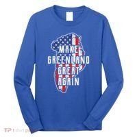 Make Greenland Great Again 51st State Usa Flag Retro Meaningful Gift Long Sleeve Shirt thumb 0
