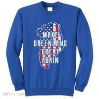 Make Greenland Great Again 51st State Usa Flag Retro Meaningful Gift Sweatshirt thumb 0