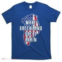 Make Greenland Great Again 51st State Usa Flag Retro Meaningful Gift T-Shirt thumb 0