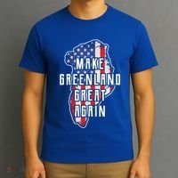 Make Greenland Great Again 51st State Usa Flag Retro Meaningful Gift T-Shirt thumb 3