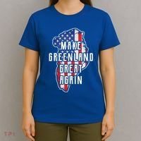 Make Greenland Great Again 51st State Usa Flag Retro Meaningful Gift T-Shirt thumb 4