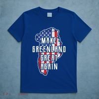 Make Greenland Great Again 51st State Usa Flag Retro Meaningful Gift T-Shirt thumb 5