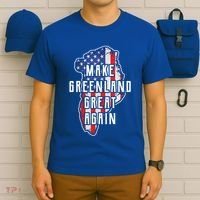 Make Greenland Great Again 51st State Usa Flag Retro Meaningful Gift T-Shirt thumb 6