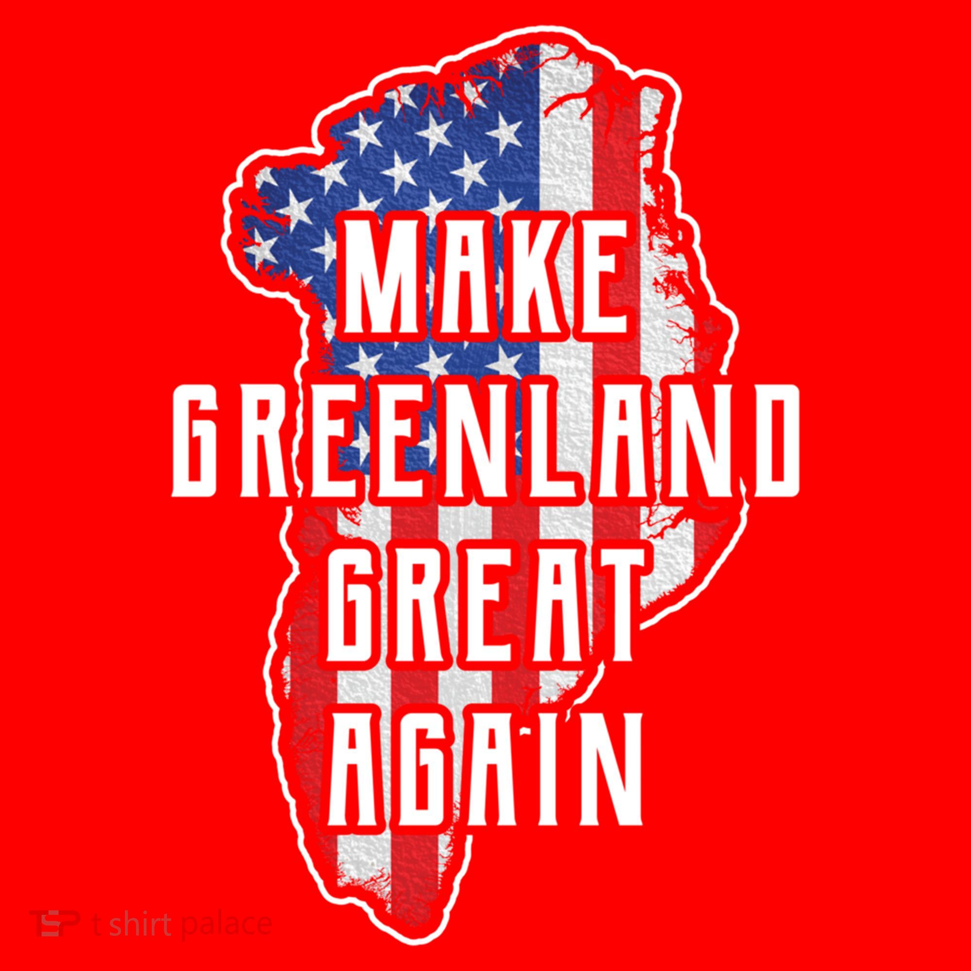 Make Greenland Great Again 51st State Usa Flag Retro Meaningful Gift Santa Hat