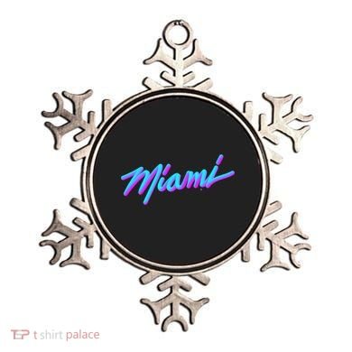 Miami Great Gift Vaperwave Synthwave 80s Style Retro Design Cool Gift Ornament