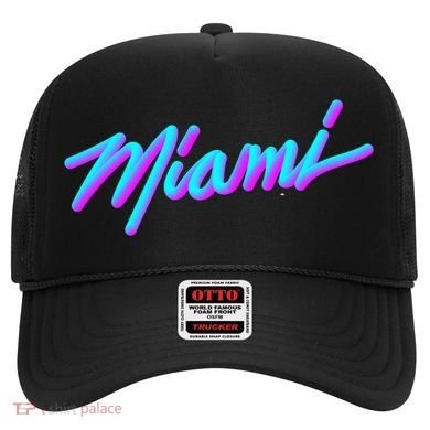 Miami Great Gift Vaperwave Synthwave 80s Style Retro Design Cool Gift Hat