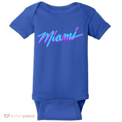 Miami Great Gift Vaperwave Synthwave 80s Style Retro Design Cool Gift Baby Bodysuit