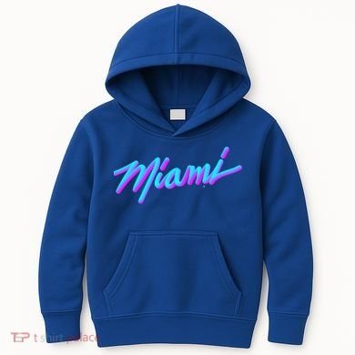 Miami Great Gift Vaperwave Synthwave 80s Style Retro Design Cool Gift Kids Hoodie