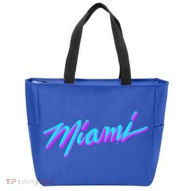 Miami Great Gift Vaperwave Synthwave 80s Style Retro Design Cool Gift Tote Bag