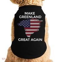 Make Greenland Great Again American Flag Gift Doggie Tank thumb 0