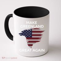Make Greenland Great Again American Flag Gift Coffee Mug thumb 0