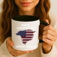 Make Greenland Great Again American Flag Gift Coffee Mug thumb 3