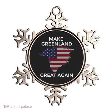 Make Greenland Great Again American Flag Gift Ornament