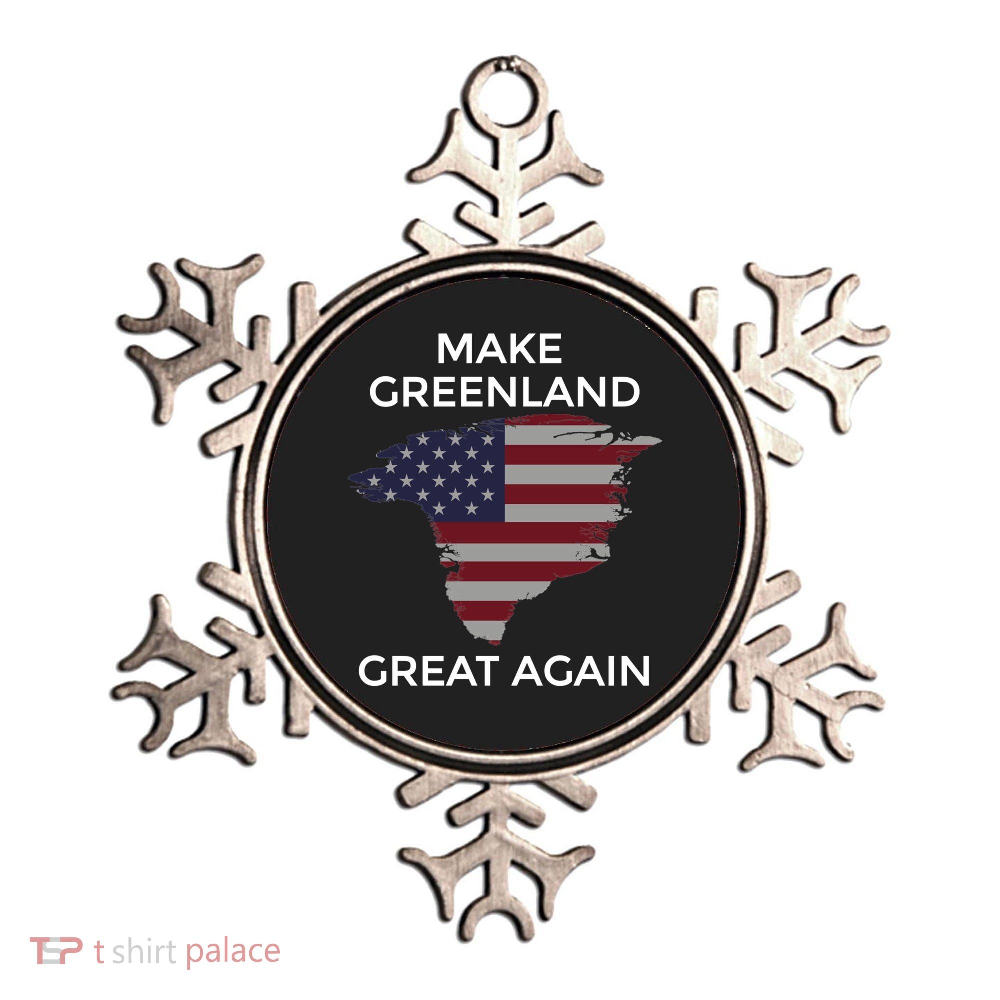 Make Greenland Great Again American Flag Gift Ornament