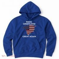 Make Greenland Great Again American Flag Gift Hoodie thumb 0