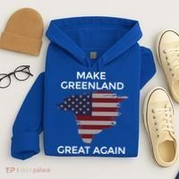 Make Greenland Great Again American Flag Gift Hoodie thumb 4
