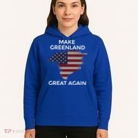 Make Greenland Great Again American Flag Gift Hoodie thumb 5
