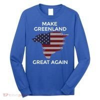 Make Greenland Great Again American Flag Gift Long Sleeve Shirt thumb 0