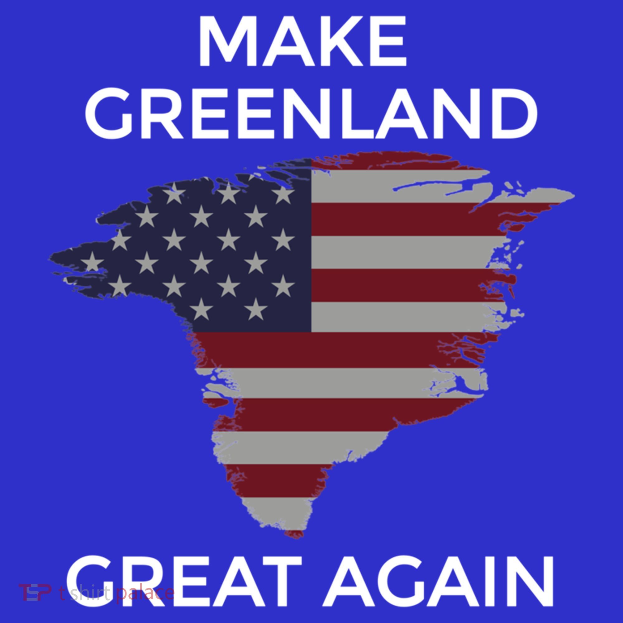 Make Greenland Great Again American Flag Gift Sweatshirt
