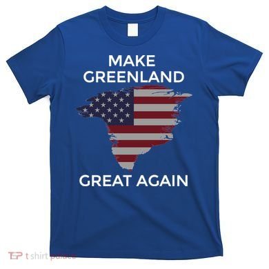 Make Greenland Great Again American Flag Gift T-Shirt