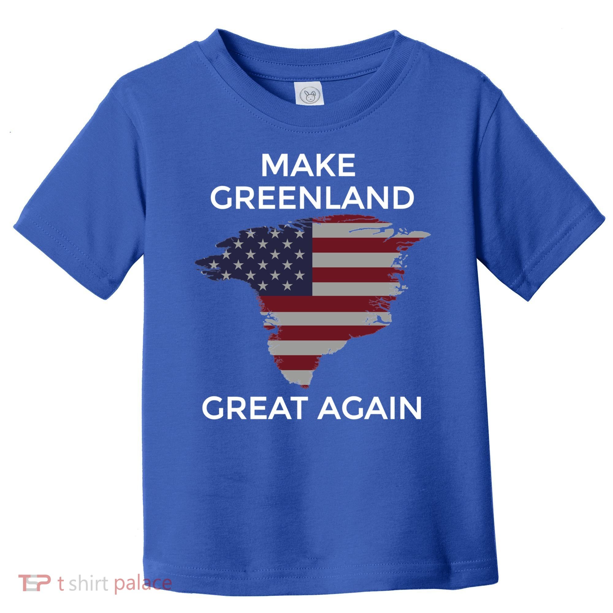 Make Greenland Great Again American Flag Gift Toddler T-Shirt
