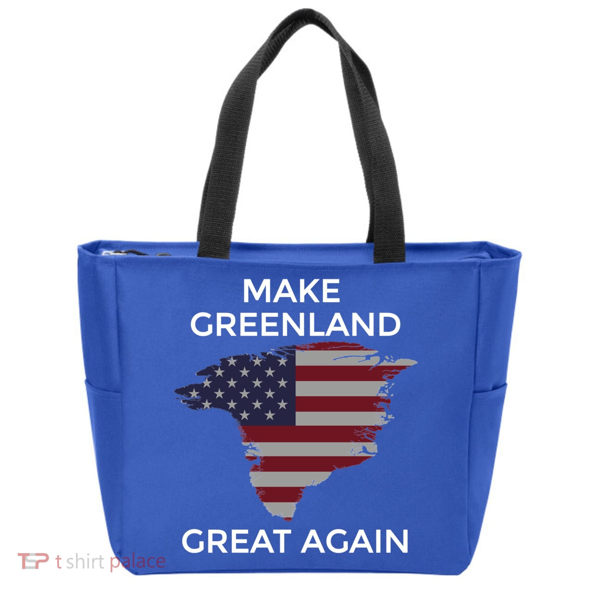 Make Greenland Great Again American Flag Gift Tote Bag