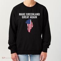 Make Greenland Great Again Trump Women's Sweatshirt thumb 0