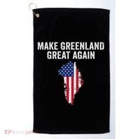 Make Greenland Great Again Trump Golf Towel thumb 0