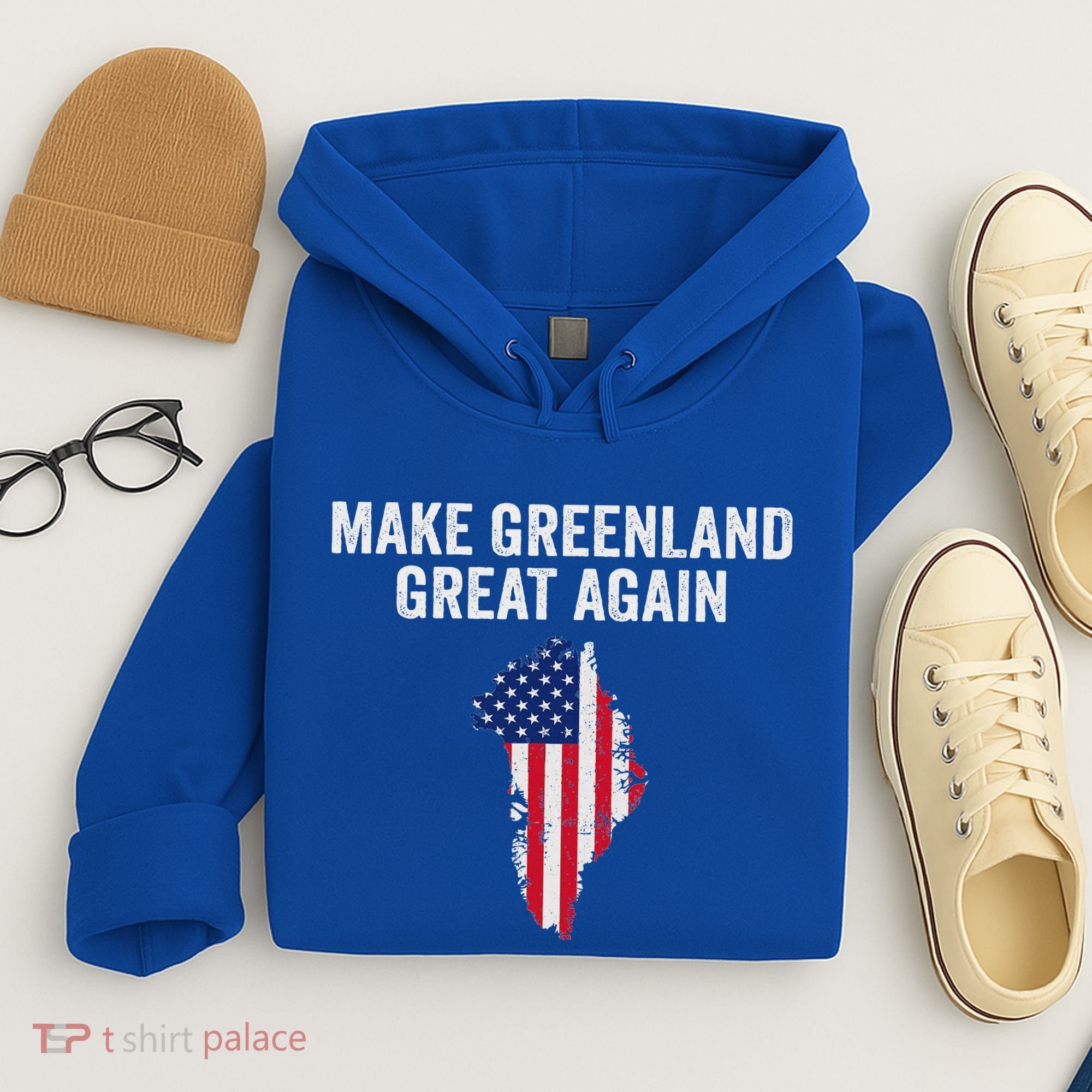 Make Greenland Great Again Trump Hoodie