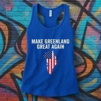 Make Greenland Great Again Trump Women's Tank Top thumb 3